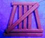 Download the .stl file and 3D Print your own Custom Trestle Supports HO scale model for your model train set.
